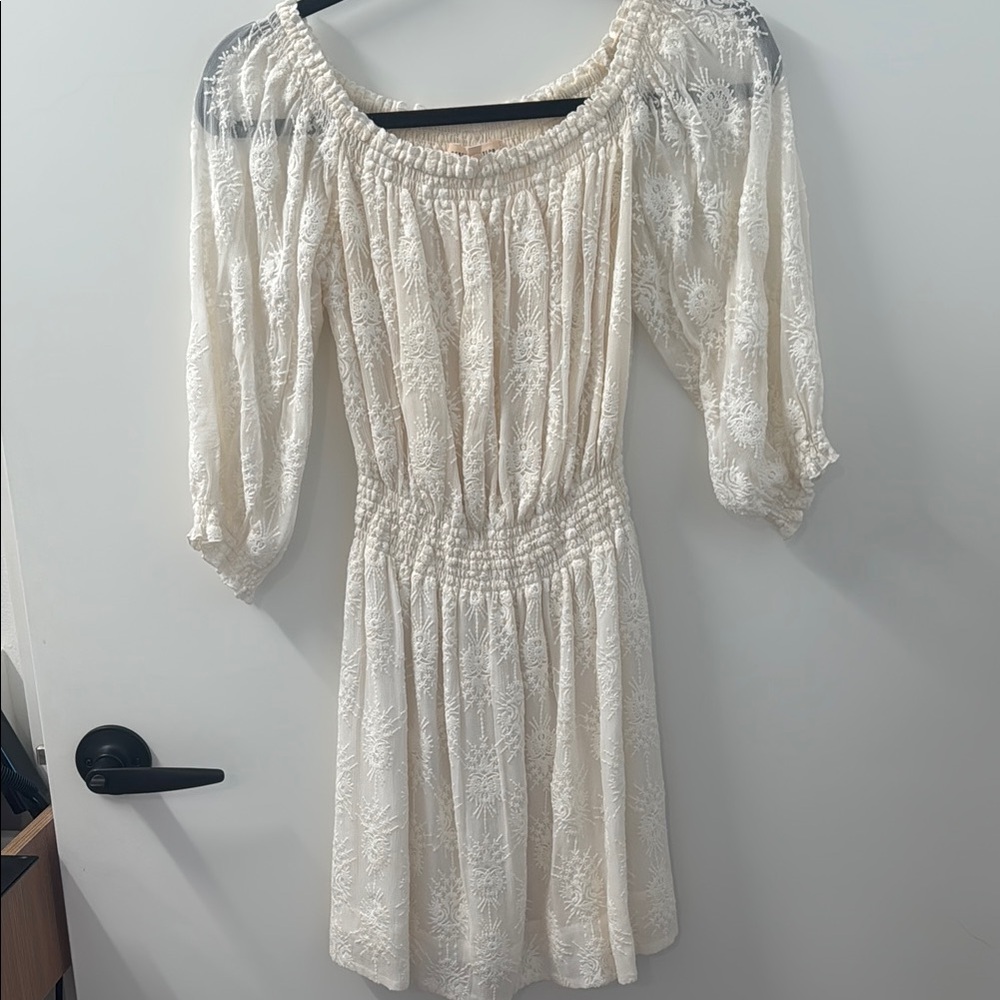 Rebecca Taylor White Lace Dress